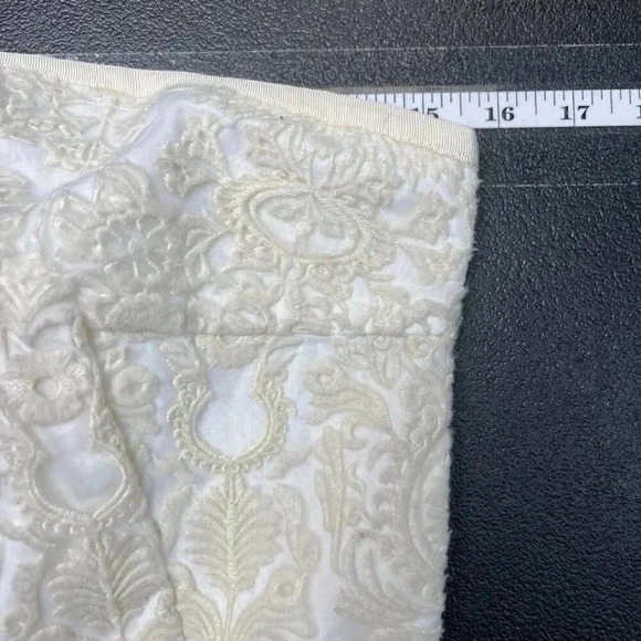 Sea Ny Jacquard Strapless Cocktail Dress Size 8 Formal Event Bridal Event Ivory - Picture 6 of 9